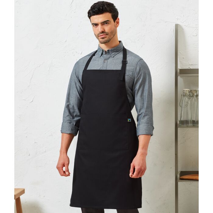 Premier Fairtrade Organic Cotton Bib Apron Thumbnail